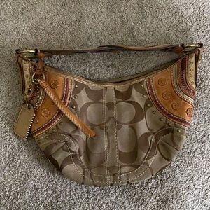 Coach Signature Hobo Purse